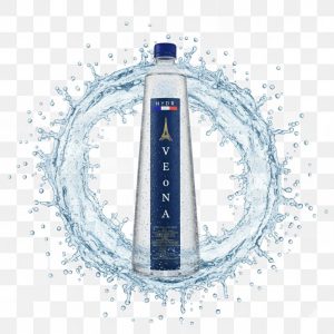 Three bottles of mineral water